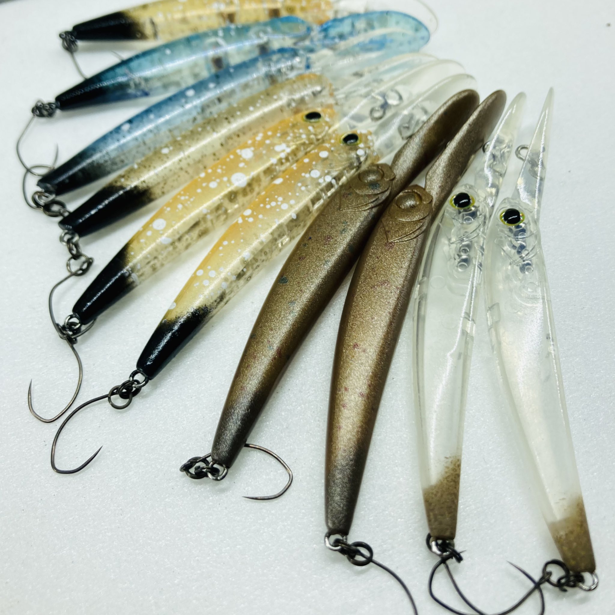 ☆管釣トラウトルアー大量 ワレット毎！スプーン、クランク、ミノ一