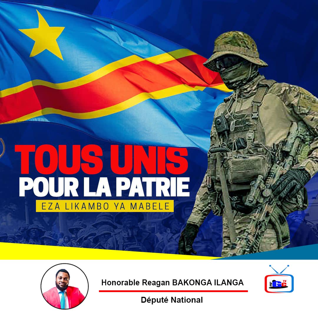 Reaganbakonga01's tweet photo. Tous unis comme un seul homme,  défendons notre #souveraineté.  
Nous disons non à la #balkanisation. 
#Operation #Agissons_pour_la_patrie
#Non à la guerre.  (@ArepOfficiel @Guy_Loando @AssembleeNatRDC @Presidence_RDC https://t.co/F8yONr3ANI