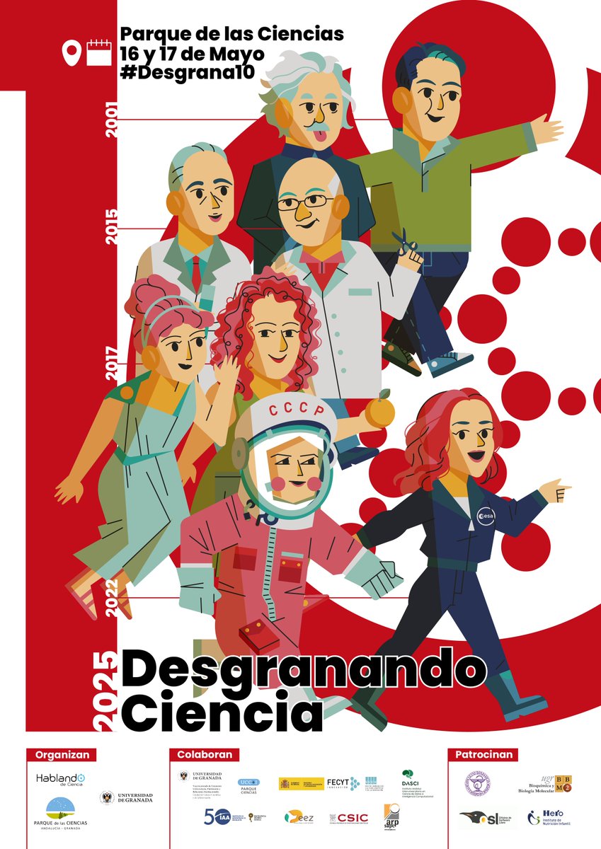 Desgranando Ciencia / Hablando de Ciencia (@sci_granada) on Twitter photo ¡Vuelve Desgranando ciencia! #Desgrana10 echa una mirada a la historia y a la innovación para todos los públicos
¡Y ya tenemos cartel! ¿Os gusta? Este año la responsable es <a href="/miriamriig/">Miriam Rivera</a>
¿Queréis saber más sobre esta nueva edición? ¡Ahí va hilo! 🧵 ¡Vuelve Desgranando ciencia! #Desgrana10 echa una mirada a la historia y a la innovación para todos los públicos
¡Y ya tenemos cartel! ¿Os gusta? Este año la responsable es <a href="/miriamriig/">Miriam Rivera</a>
¿Queréis saber más sobre esta nueva edición? ¡Ahí va hilo! 🧵