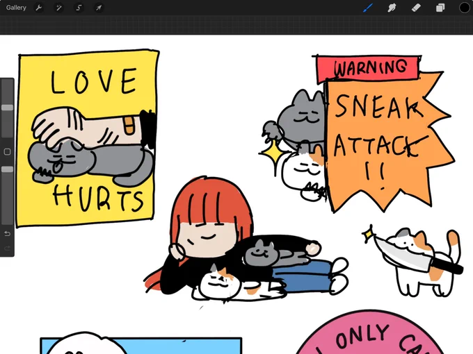 WIP : I ❤️ My Cats
#byplariex 