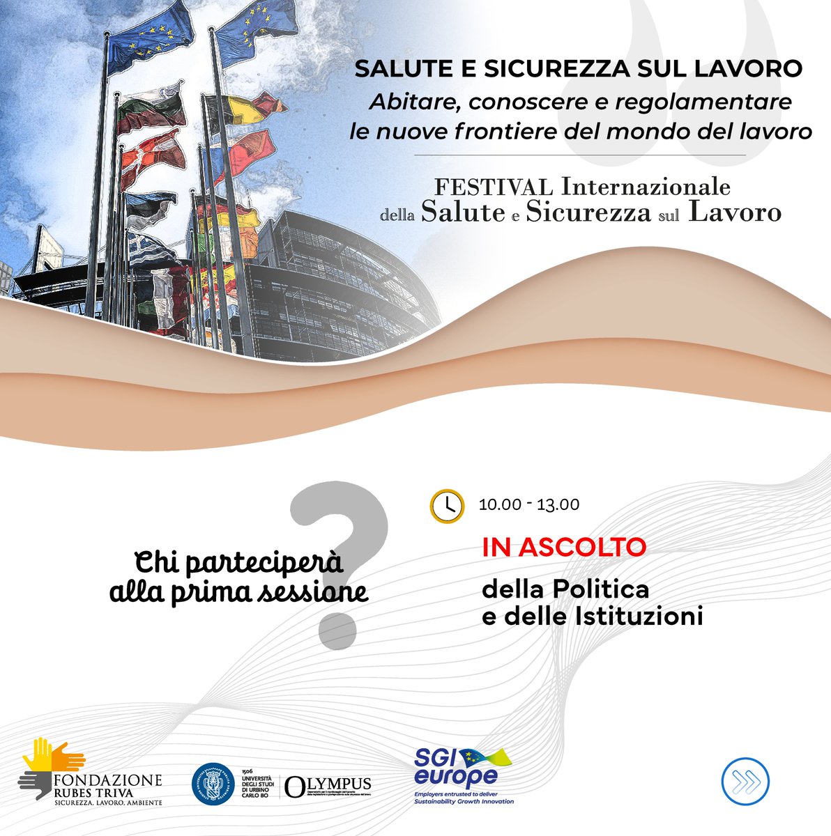 RubesTriva's tweet photo. 📢18 Febbraio - Parlamento Europeo  

✅ L'evento, a cura della Fondazione, in collaborazione @SGI_Europe

"Salute e Sicurezza sul lavoro - Abitare, Conoscere e Regolamentare le nuove frontiere del mondo del lavoro"  

🗣️Interverrà l'On. #StefanoCavedagna, Europarlamentare (ECR) https://t.co/5bRSC1Pf8b