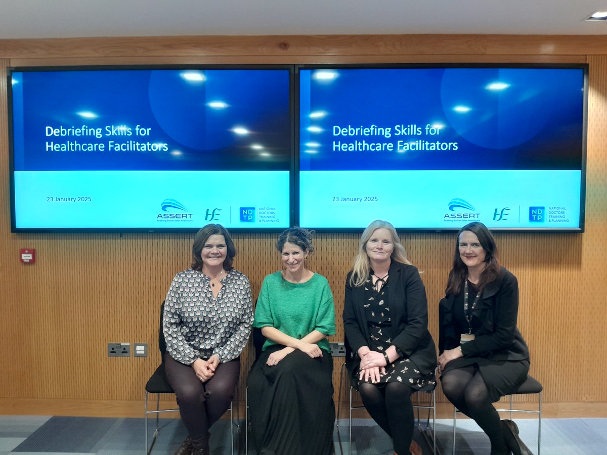 Structured debriefing is vital for effective learning in healthcare. Grateful for an enriching Debriefing Day led by Prof. Leonie Heskin &amp; expertly facilitated by Drs. Linda Farren, Claire Mulhall, and Dani Hall. A fantastic exchange across diverse specialties!