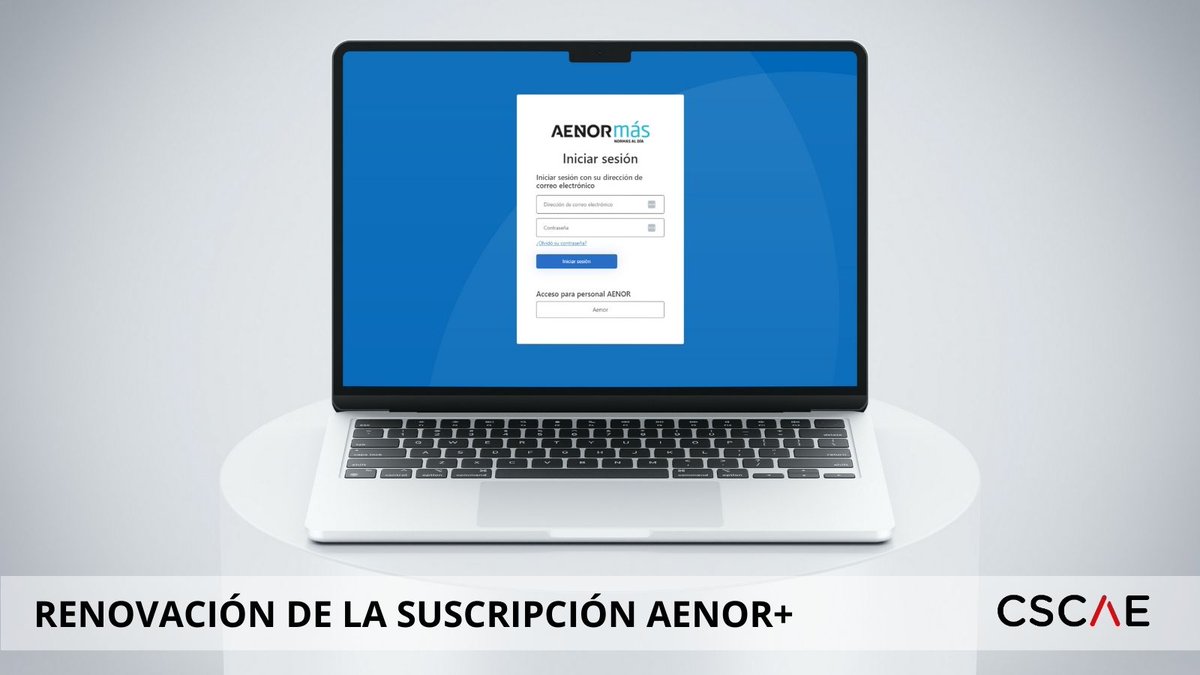 Los Colegios de Arquitectos, a través del CSCAE, ponen a disposición de los colegiados la colección completa de normas UNE con la renovación de la suscripción Aenor+ 

Toda la información en este enlace: 
cscae.com/index.php/modu…