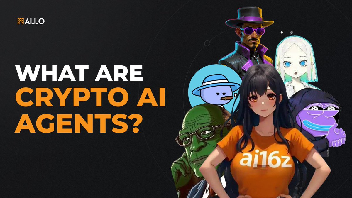 Harnessing Intelligence: The Future with Crypto AI Agents! Crypto AI agents  are autonomous tools that use AI to analyze data, make decisions, and  execute actions on blockchain networks—like trading or managing assets.