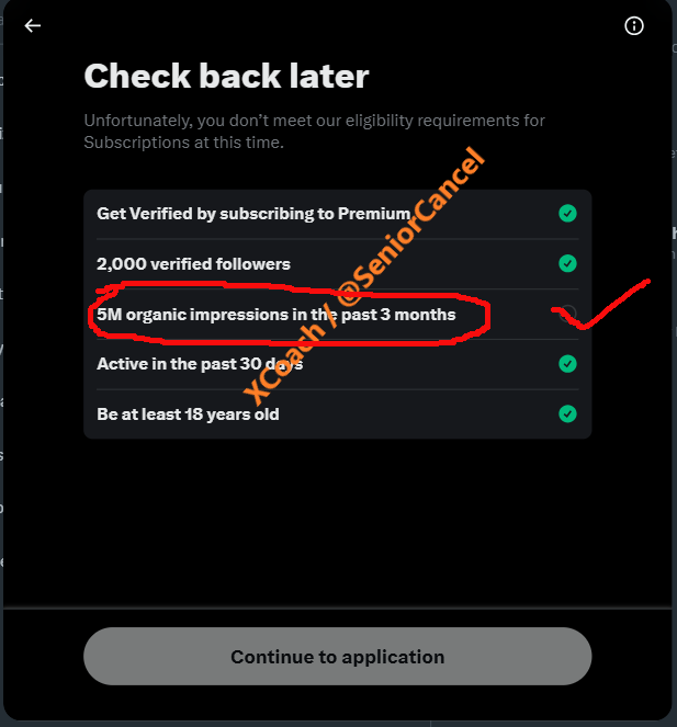 SeniorCancel's tweet photo. Tired of check back later? Drop ur handles to level up.
#Xcoach #Xgrowhost #Monetization https://t.co/ROgf4yPfnu