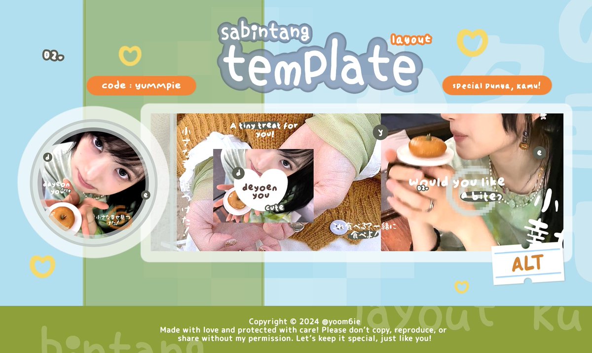 help repost please? thankyou! 🥺💗

hallo teman! aku masih ada 2 template layout file ipv yang bisa ditake sekarang! 😆 yukk jemput anak anakku 😋👆🏻 

#zonauang #zonajajan