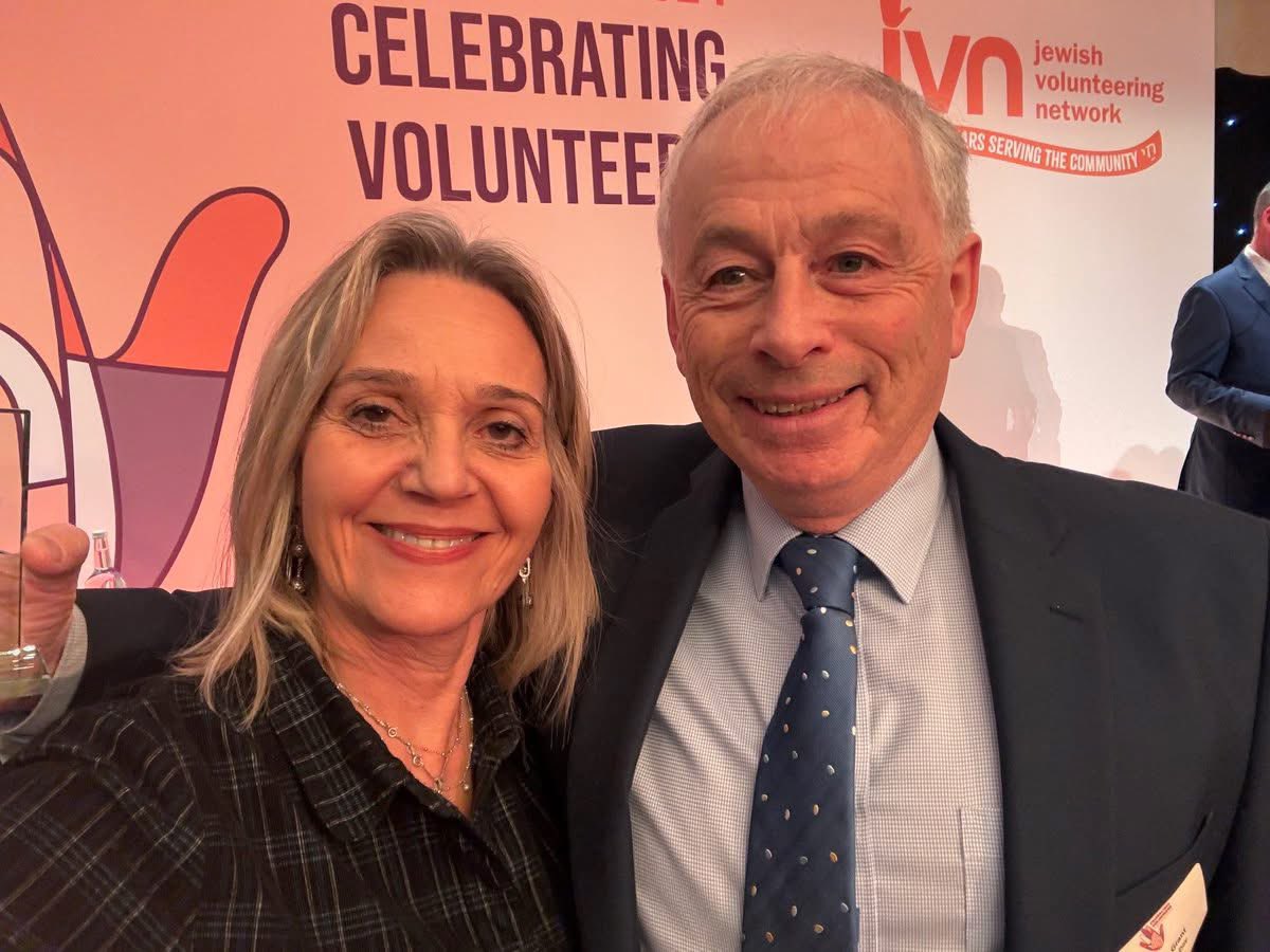 We were delighted to present Nick Grant of St Albans Masorti Synagogue with our Volunteer of the Year Award at the <a href="/JVN_org_uk/">JVN</a> Awards.

MD Chair Laura Marks CBE (pictured with Nick) said: "Your tireless efforts have made a profound impact on us and the people we serve."