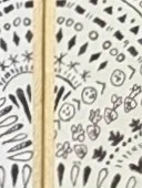 もう送っちゃって手元にないから、こんなところにこんなのあるよって言えないんだけど、色んな顔描いたり遊び心満載だから頑張って探してほしい(笑) 