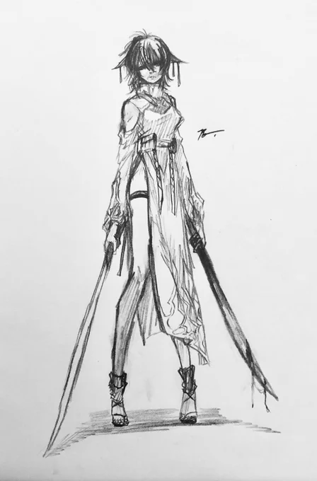 過去絵定期  #イラスト 