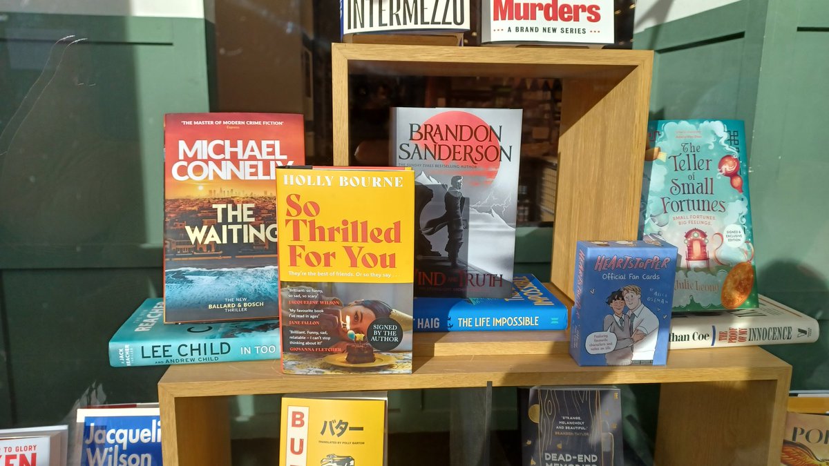 Spotted #SoThrilledForYou in the window of <a href="/WstonesEaling/">Waterstones Ealing</a> <a href="/holly_bourneYA/">Holly Bourne</a> 😍
