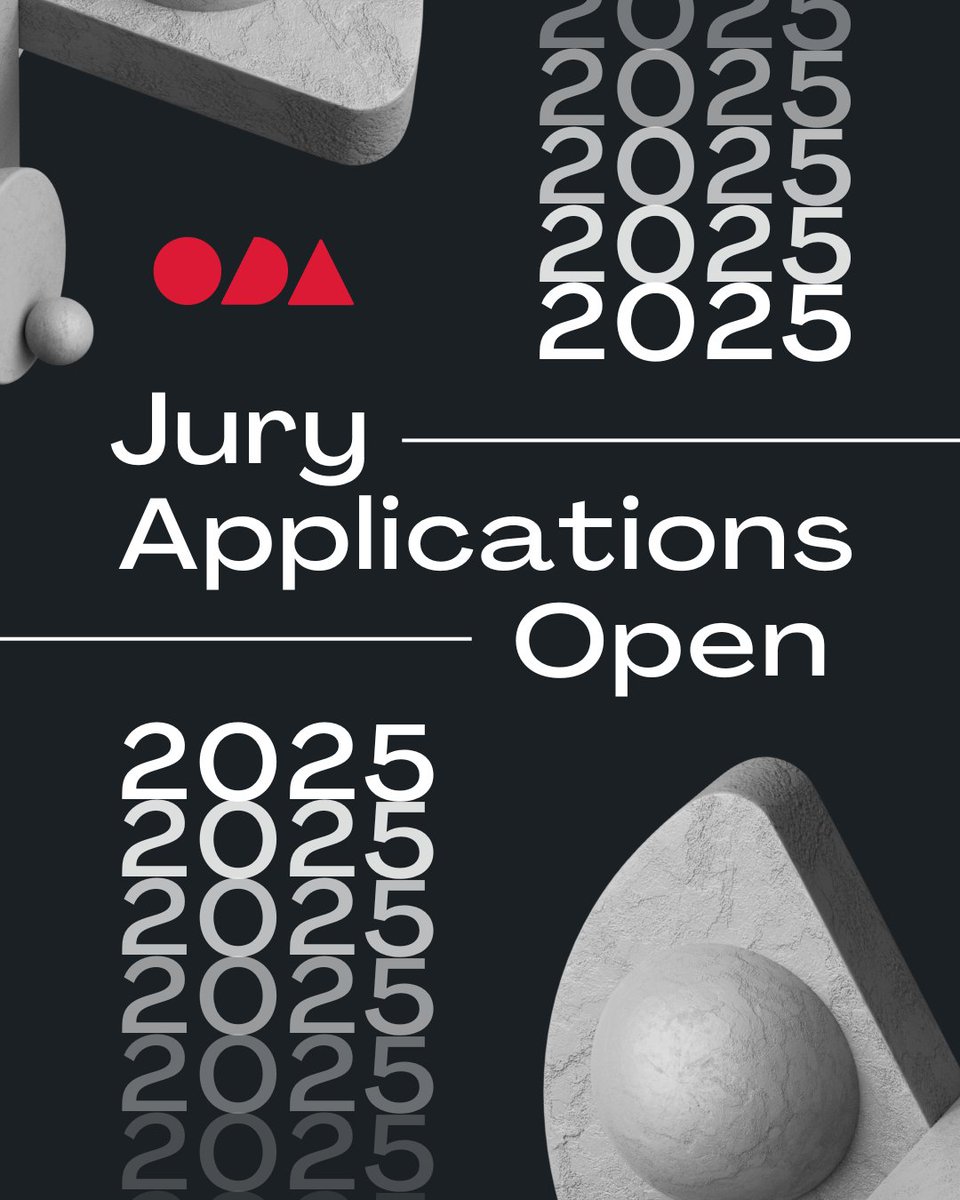 Join the prestigious Online Design Awards Jury Panel for 2025:

⏳ Only 100 spots available!

Benefits:
🎫 2 Free submissions per year
🎗️ 20% discount code
🫵 Nominate 1 project per quarter
📣 Recognition on website and socials

👉 Apply now: onlinedesignawards.com/juryapplication

#ODA #Jury