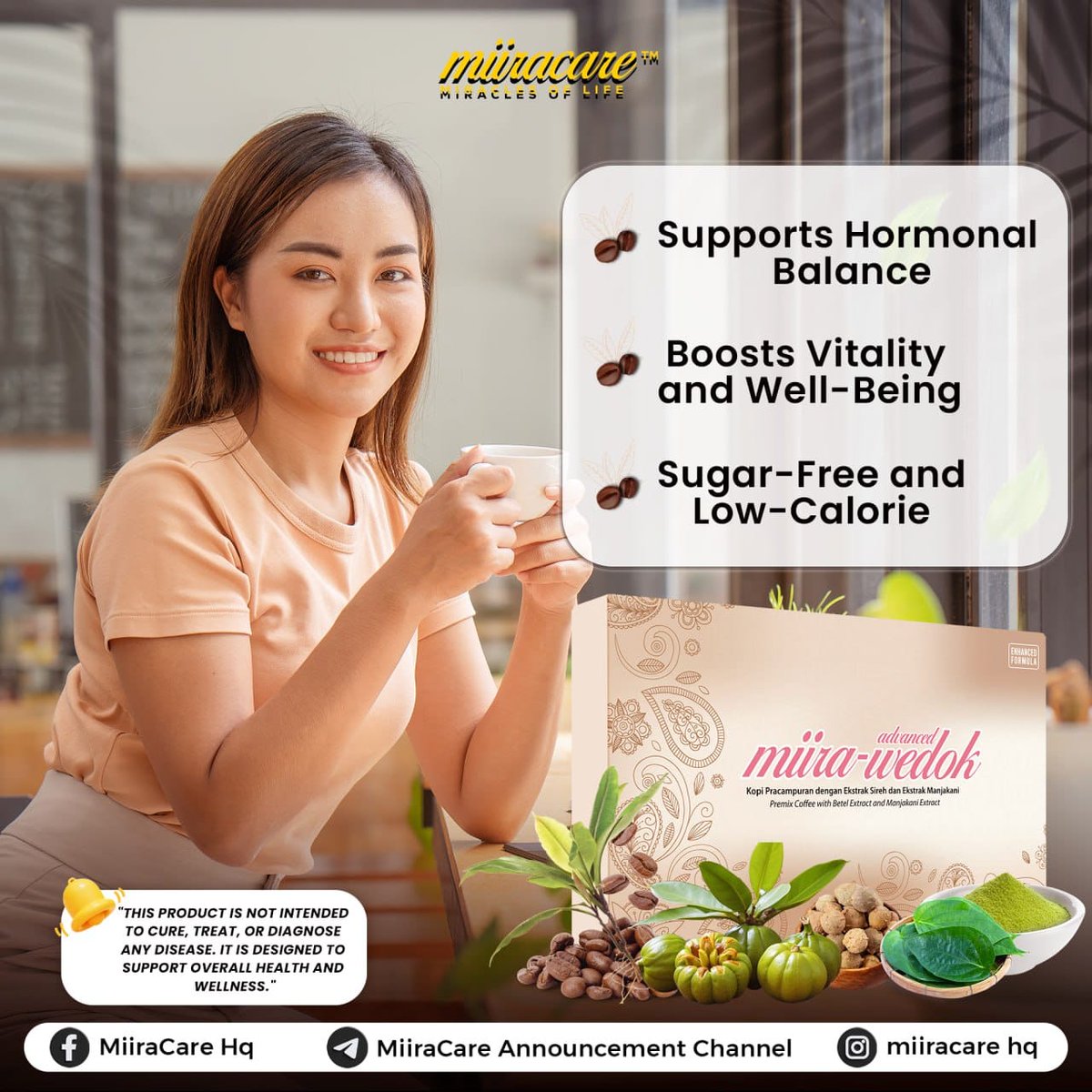 AntoineMug51131's tweet photo. Discover Miira Wedok Advanced, the sugar-free, low-calorie way to:
• Support Hormonal Balance
• Boost Vitality and Well-Being
• Empower You from the Inside Out

Feel your best self—starting from the inside out, one sip at a time.

•MIIRACARE- Miracles of Life•

#miirawedok https://t.co/7YRFn6Fqe1