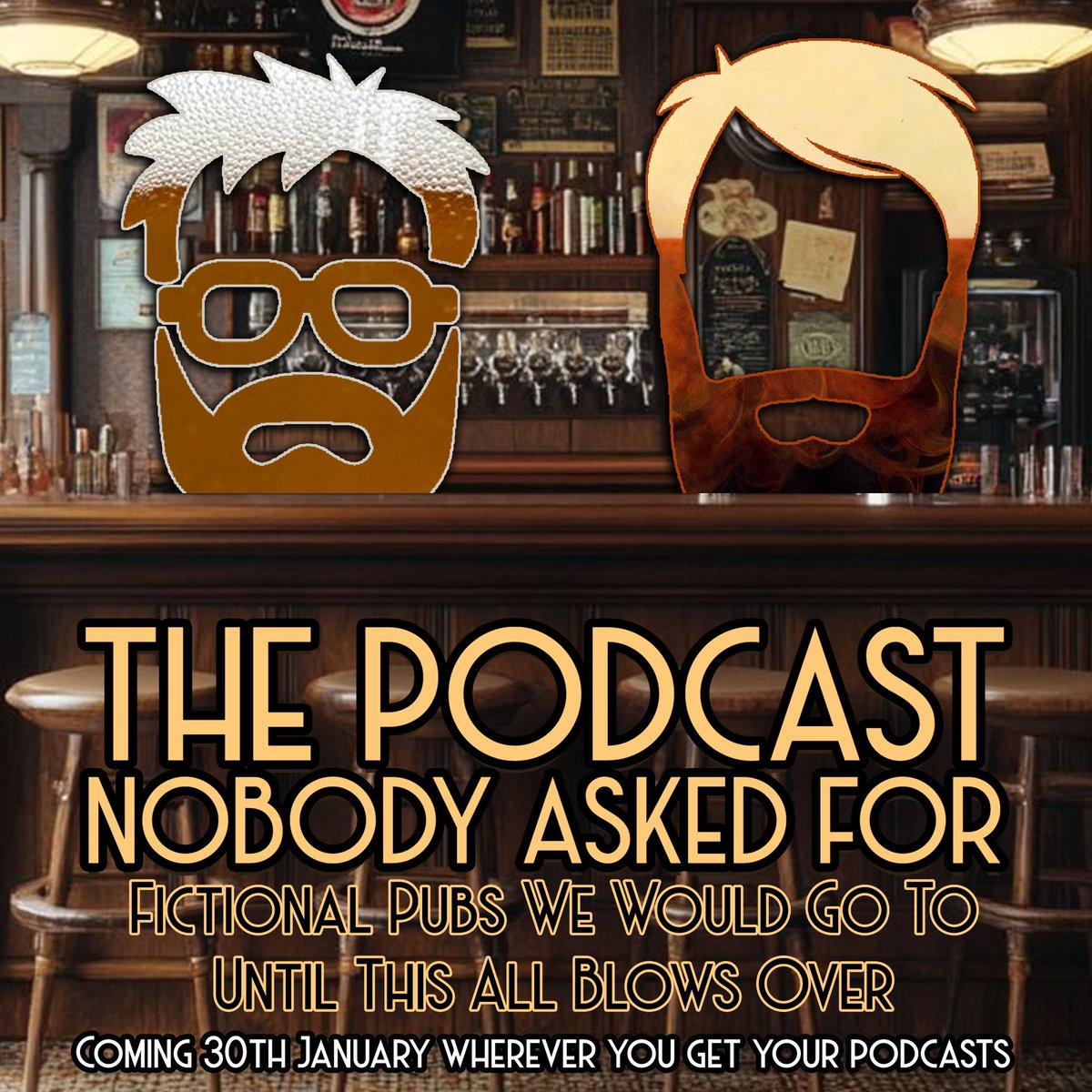 This week we’re heading to the pub, having a nice cold pint, and waiting for all of this to blow over. How’s that for a slice of fried Pod? Which fictional pub would be top of your list?