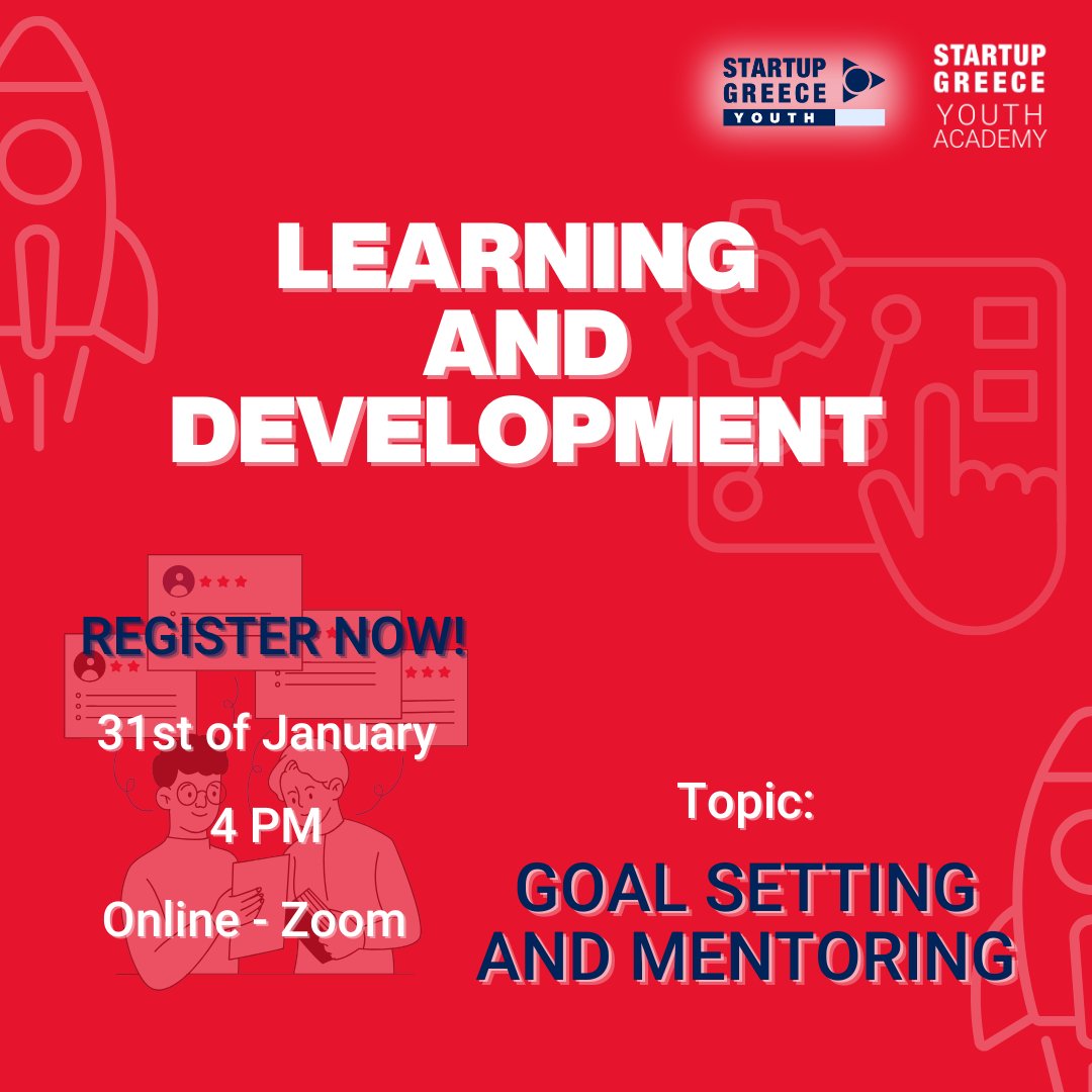 🌟 Join Our Learning and Development Series! 🌟
Kicking off with “Goal-Setting &amp; Mentoring”
✅ Why goal-setting is key
✅ How it drives success
✅ Mentoring insights
📅 Jan 31, 4 PM | 💻 Zoom | 🎤 Led by <a href="/MagdaKatopi/">Magda Katopi</a> 

#GoalSetting #Mentoring #CareerDevelopment #Entrepreneurship