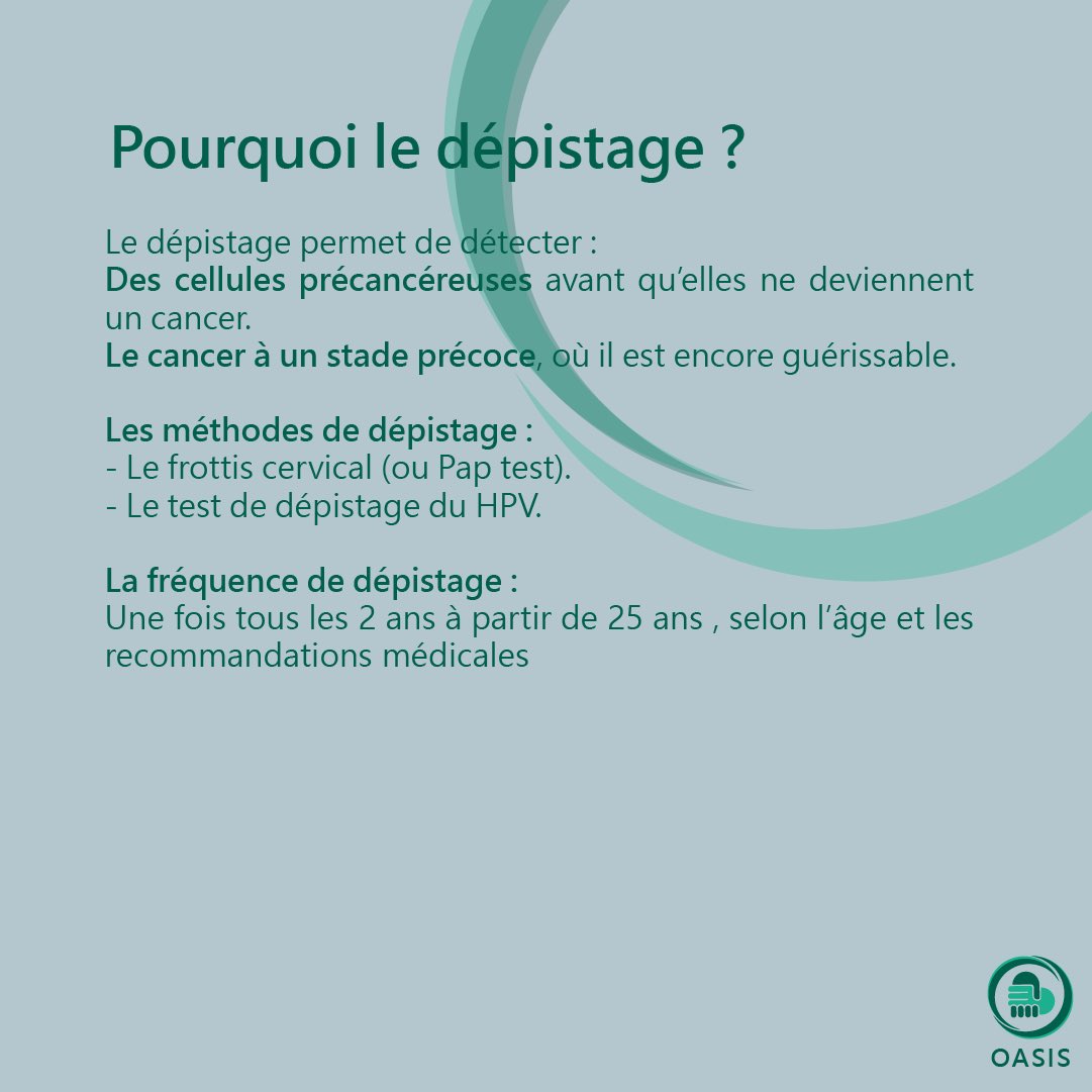 OASISBenin's tweet photo. 💡 Le cancer du col de l’utérus peut être évité et détecté à temps !

👉🏾Faites défiler pour découvrir :
1️⃣ Les facteurs de risque.
2️⃣ Les signes alarmants à surveiller.
3️⃣ L’importance du dépistage.

Prenez soin de vous 🩷🫶🏾

#oasisbenin #santepublique #santefeminine https://t.co/0WgO7yE12f