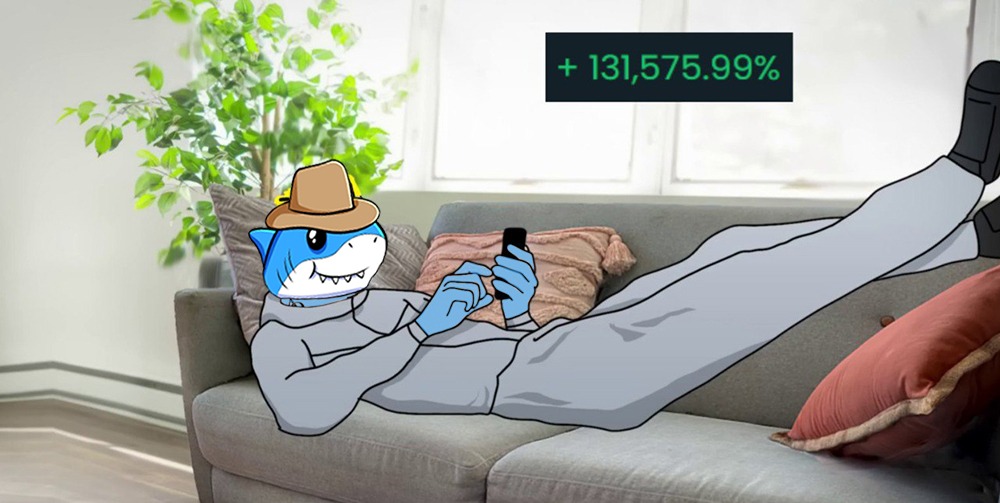 Just another day being a $SHARK holder. Sit back, relax, and watch the numbers climb. 📈 Are you in? shark-x.com