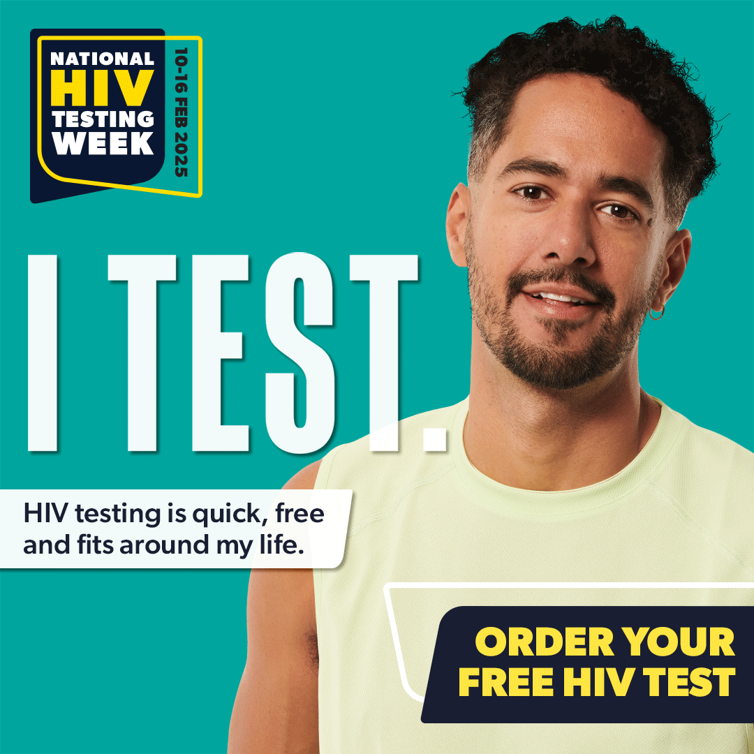 Mark your calendar 📆 Monday 10 February is the first day of National HIV Testing Week, and it’s never been easier to test.

Testing is quick, free, and fits around your life. Order your free test from bit.ly/3VQiG8e #ITEST #HIVTestingWeek