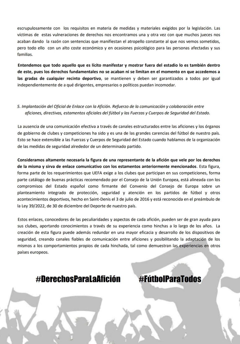 p_auparacing's tweet photo. AHORA O NUNCA!
Todas las aficiones reclamamos #DerechosParaLaAfición y no pararemos hasta conseguirlos.

#FútbolParaTodos https://t.co/spazWKzaKE