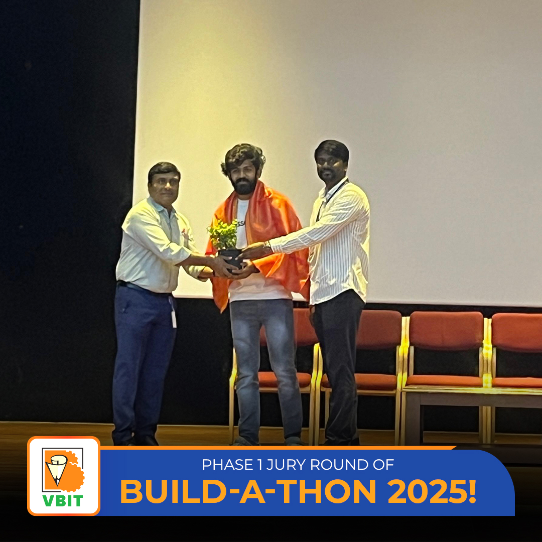VBITHYD's tweet photo. 🌟Phase 1 #JuryRound of #BuildAThon2k25!🌟
We were thrilled to host three renowned #TechInfluencers who inspired our participants with their invaluable insights and expertise:
#VBIT #Innovation #Hackathon #TechInfluencers #GoogleCrowdsourceVBIT #BuildAThon #Tech #Influencers https://t.co/aQAwE0sfq8