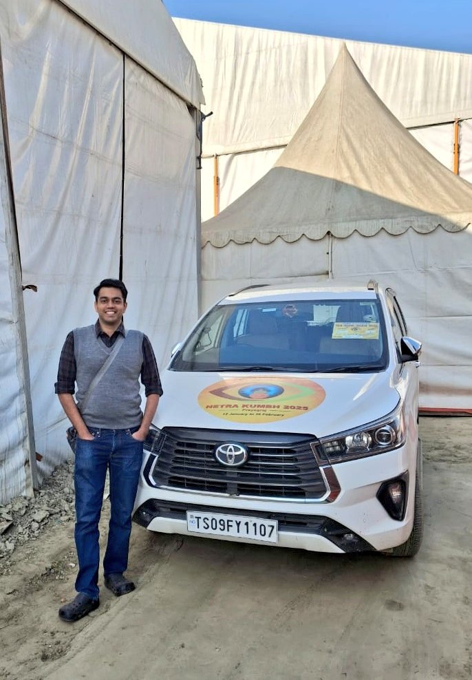 kamathatul's tweet image. @KumbhNetra @Mahakumbh25_ @MahaKumbh_2025
The motto at #Netrakumbh is पश्येम शरदः शतम् means may we see a hundred autumns!
It implies that sight is important &amp;amp; secure it!
Donate eyes &amp;amp; give vision to other people!
A beautiful initiative to screen, help &amp;amp; treat preventable…