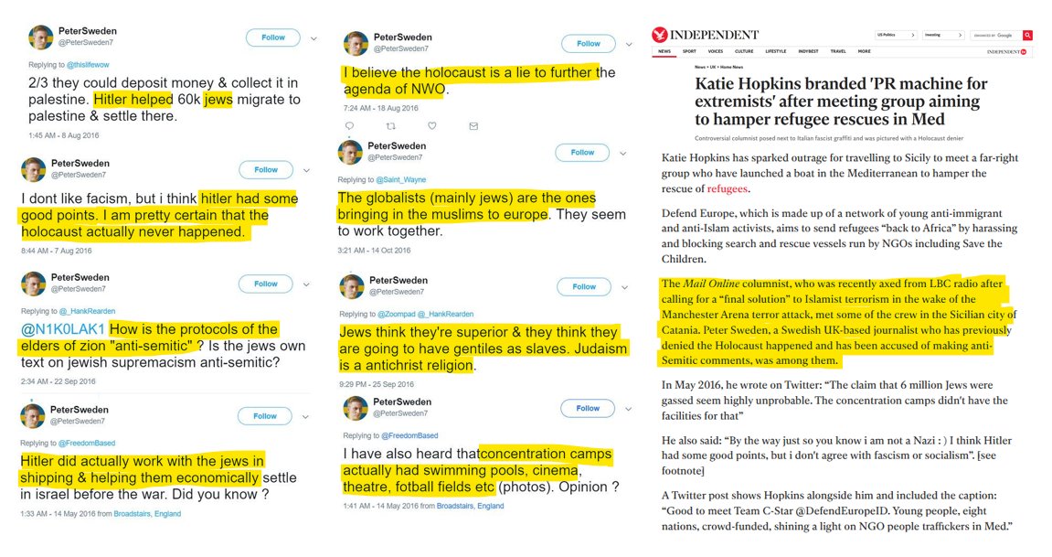 docrussjackson's tweet image. Just @elonmusk joking about 'detainment camps', agreeing with the viuew that what 'western news media' refer to as 'far-right' is actually 'just right of the 'far-left', and amplifying extremist Peter Sweden, who in Musk's ketamine-addled mind, is 'just right of the far-left'. 🤬