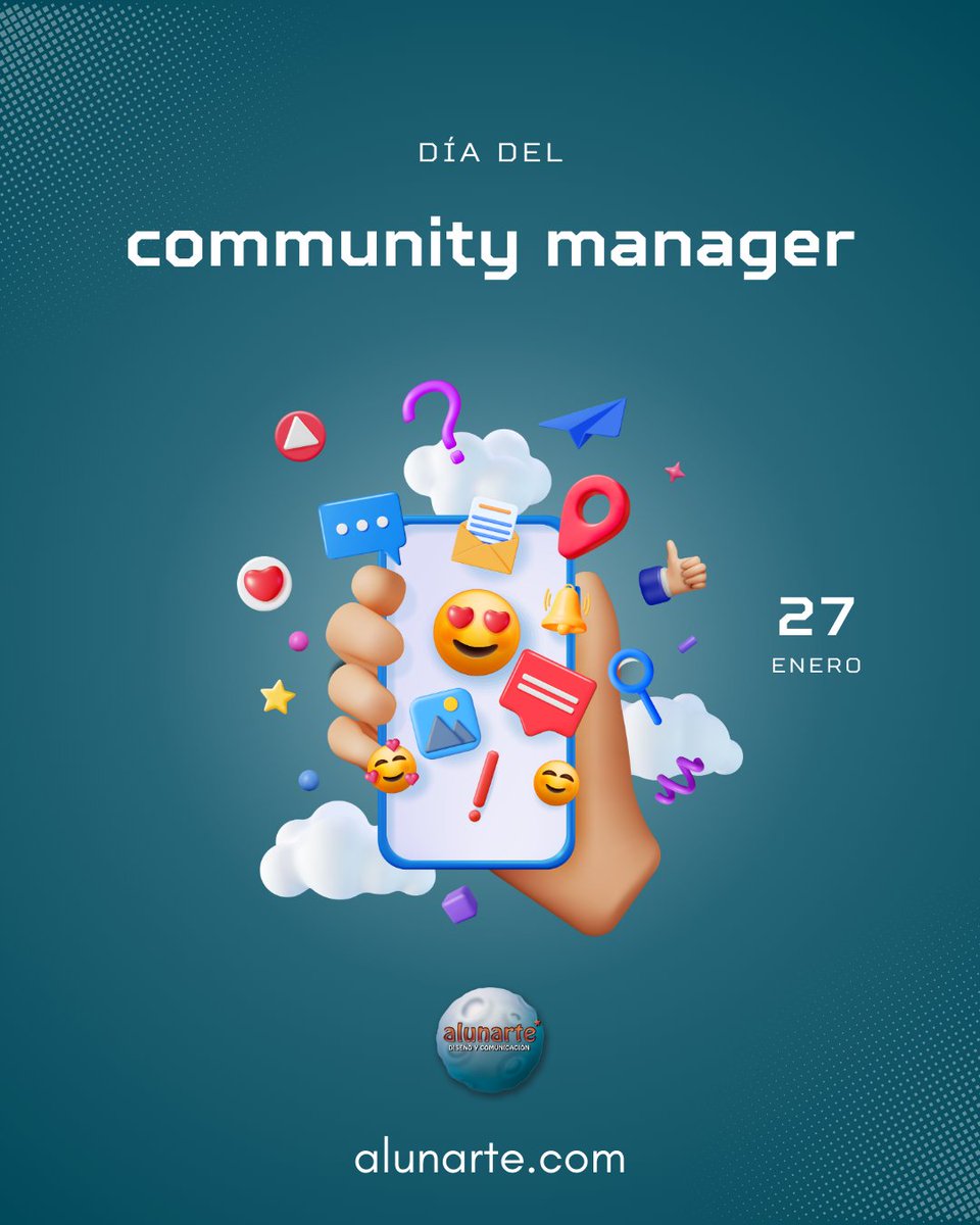 Feliz #DíadelCommunityManager.🎉 Porque un community manager es mucho más que publicar post en redes: es la persona que se encarga de crear comunidad,🫂 la que tiene la respuesta perfecta, la que hace que tu marca hable el idioma de su audiencia.🗣
#VitoriaGasteiz #EquipoAlunarte