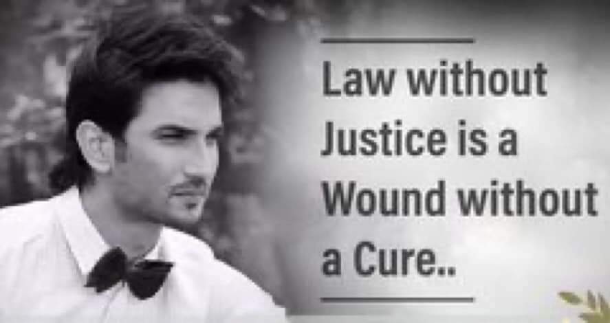 "It is in justice that the ordering of society is centered"
After 4 + years if there's no justice for Sushant , Can't imagine the injustices to ordinary people happening every day !!!
<a href="/CBIHeadquarters/">Central Bureau of Investigation (India)</a> <a href="/IPS_Association/">IPS Association</a> 
<a href="/PMOIndia/">PMO India</a> 
<a href="/HMOfficeindia/">HMOIndia</a> 

Grave Injustice InSSRCase