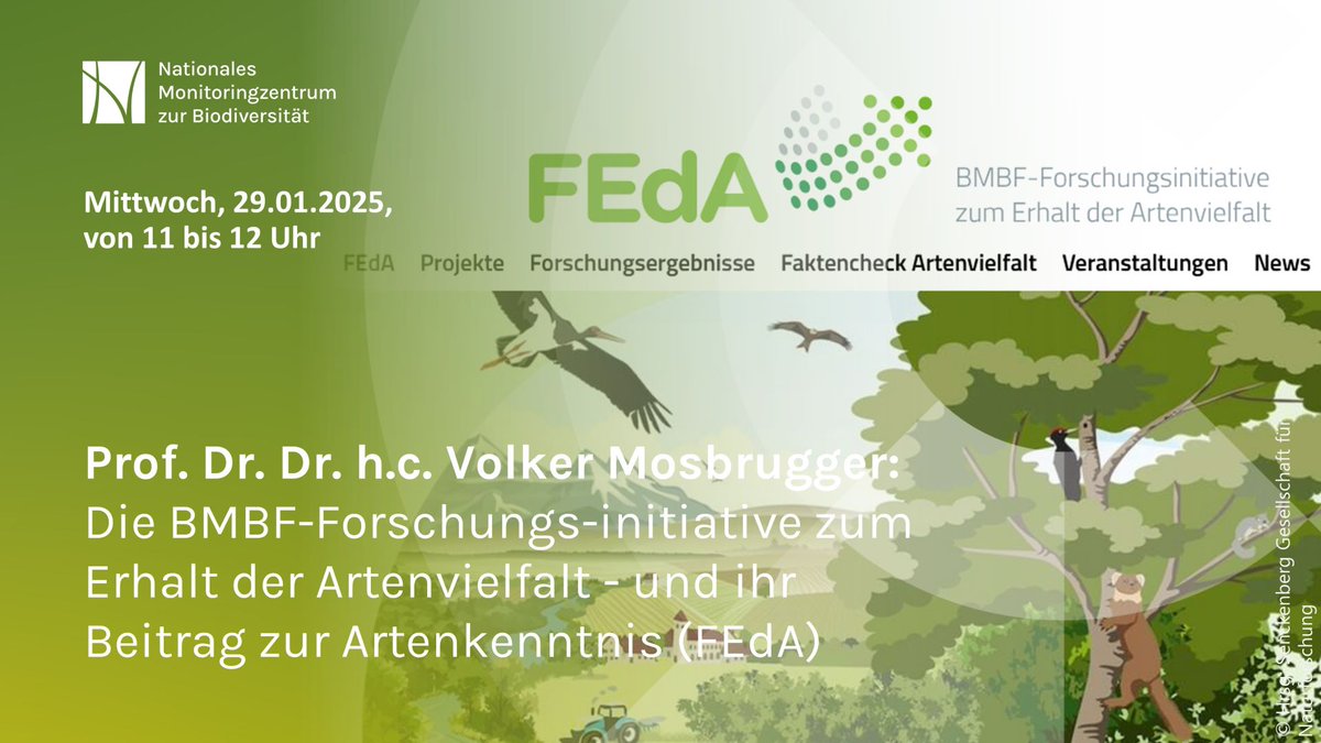 BundesNaturschutzAmt (@bfn_de) on Twitter photo Am Mittwoch um 11 Uhr berichtet das BMBF im kostenlosen Online-Vortrag über die Forschungsinitiative zum Erhalt der Artenvielfalt - und ihr Beitrag zur Artenkenntnis. Hier kostenlos anmelden: bfn-event.webex.com/webappng/sites… <a href="/BMBF_Bund/">Bildungsmisererepublik Deutschland - BRDigung</a> <a href="/geobiodiversity/">Senckenberg Research</a> #nationalesmonitoringzentrum #BfN Am Mittwoch um 11 Uhr berichtet das BMBF im kostenlosen Online-Vortrag über die Forschungsinitiative zum Erhalt der Artenvielfalt - und ihr Beitrag zur Artenkenntnis. Hier kostenlos anmelden: bfn-event.webex.com/webappng/sites… <a href="/BMBF_Bund/">Bildungsmisererepublik Deutschland - BRDigung</a> <a href="/geobiodiversity/">Senckenberg Research</a> #nationalesmonitoringzentrum #BfN