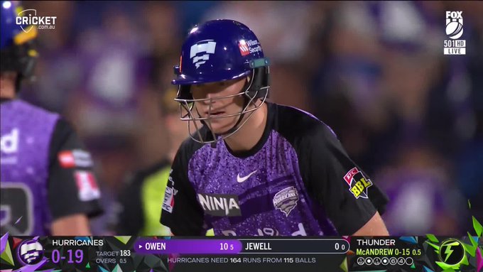 Remember the name, Mitchell Owen 🔥 📹 Credits: Twitter/BBL