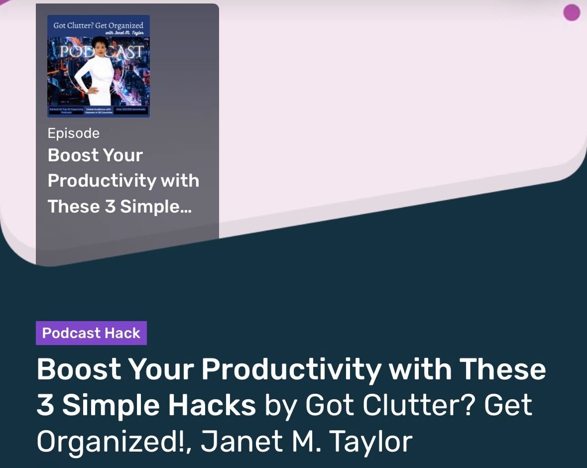 As we come to the end of #NationalGetOrganizedMonth, this week's #MondayMotivation comes from Janet Taylor: to.uptime.app/Jgd8czt7gxb 

#UptimeApp