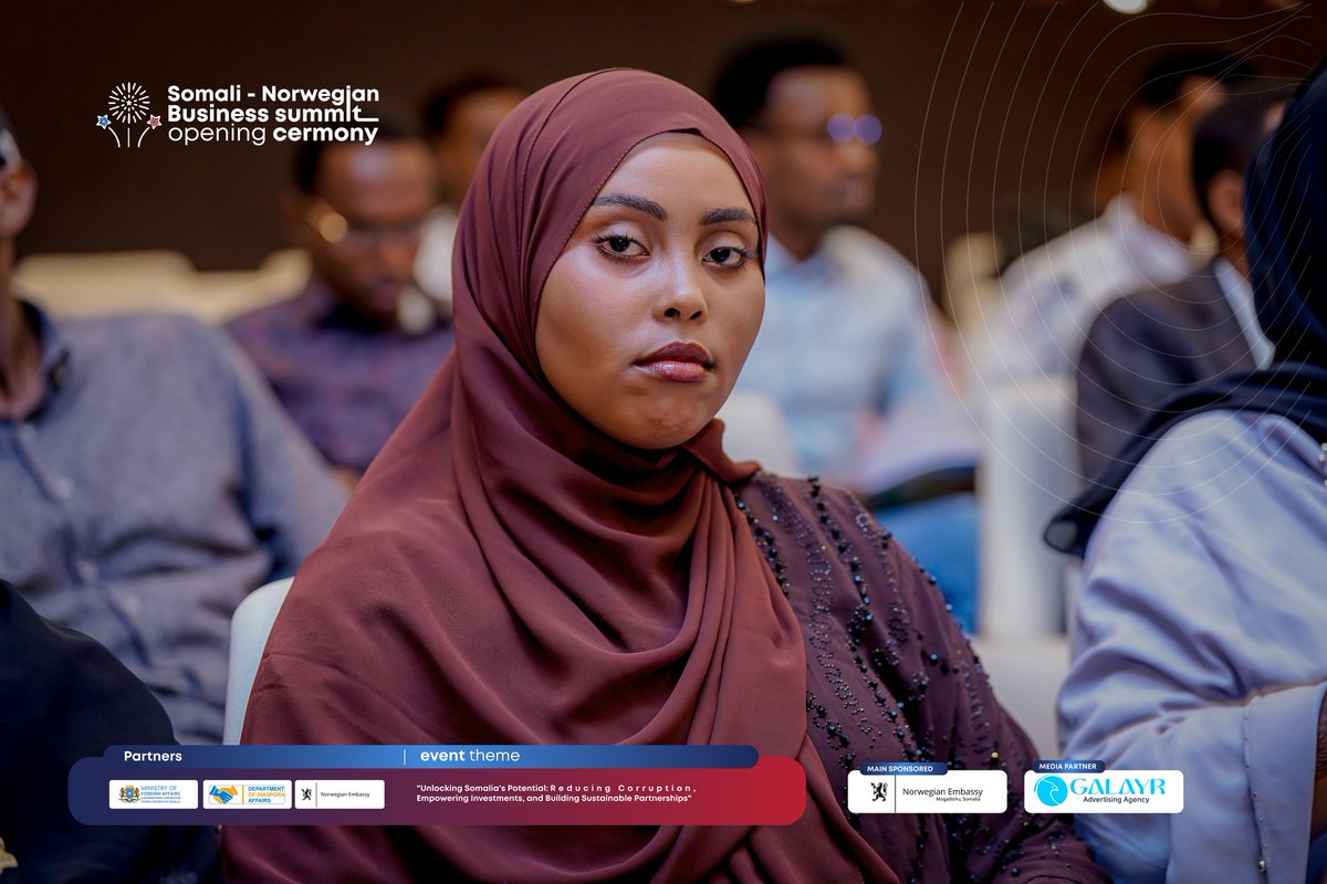 Snchamber1's tweet photo. Sawiro Qeybta Sedexaad
Bandhigga Ganacsigga Somali Norwegian Chamber.
Let’s build bridges, break barriers, and shape the future of Somalia’s economy! 📷 https://t.co/IkThYxH2fa