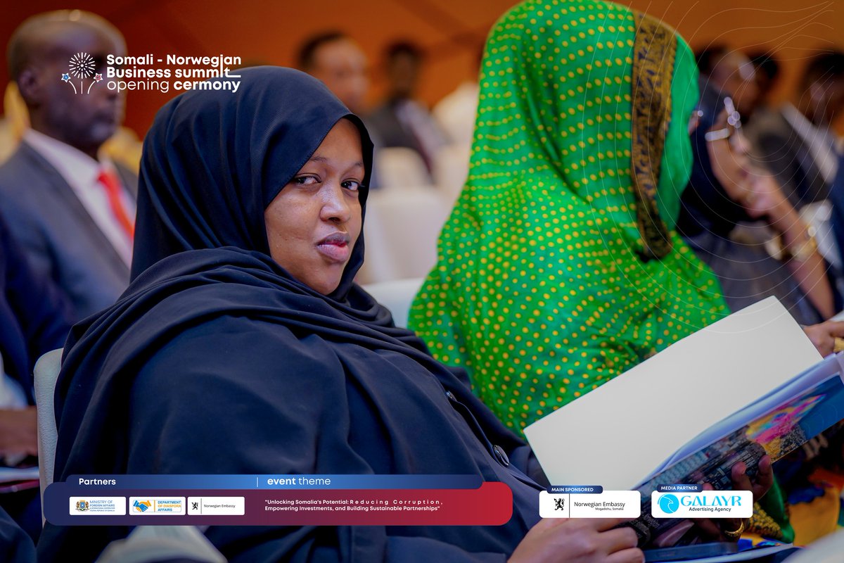 Snchamber1's tweet photo. Sawiro Qeybta Sedexaad
Bandhigga Ganacsigga Somali Norwegian Chamber.
Let’s build bridges, break barriers, and shape the future of Somalia’s economy! 📷 https://t.co/IkThYxH2fa