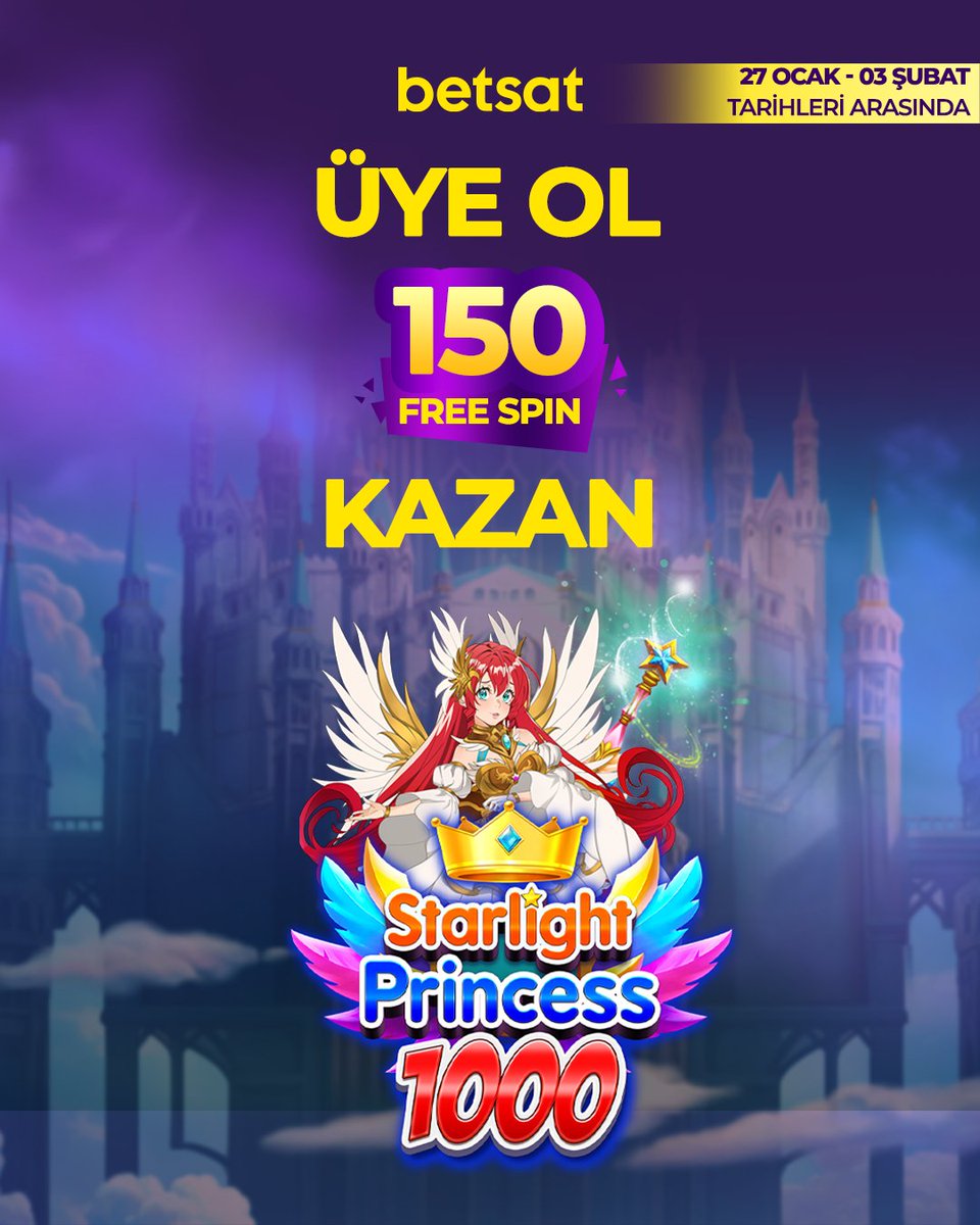 etkinlikganimet's tweet photo. 🔥 Betsat'ta FREE SPIN kazanmaya hazır ol! 

🗓  27 #Ocak - 03 #Şubat tarihleri arasında üye ol 150 free spin kazan.

Etkinliğe katılmak için tıkla 🔽

➡️  https://t.co/Bi6zrffa4b  🔗

🖥  Kurallar ve şartlar woobox formundadır. https://t.co/sfuuRSUU9W