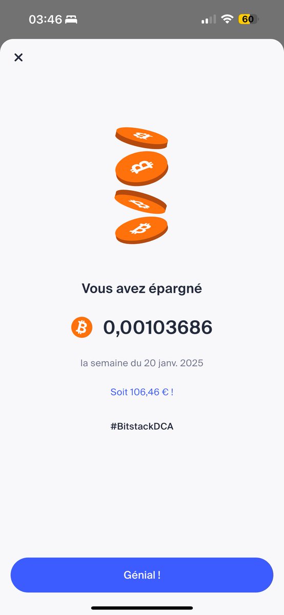 MachiavelW's tweet photo. @bitstack #BitstackDCA 🍀💸 https://t.co/fkQUH2YTMe