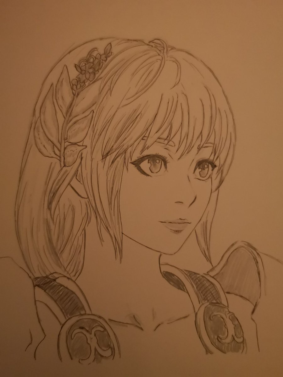 J'ai recopié le portrait de Sophitia de Soul 6, c'est joli et ça me fait plaisir à l'esprit.

#SoulCaliburVI