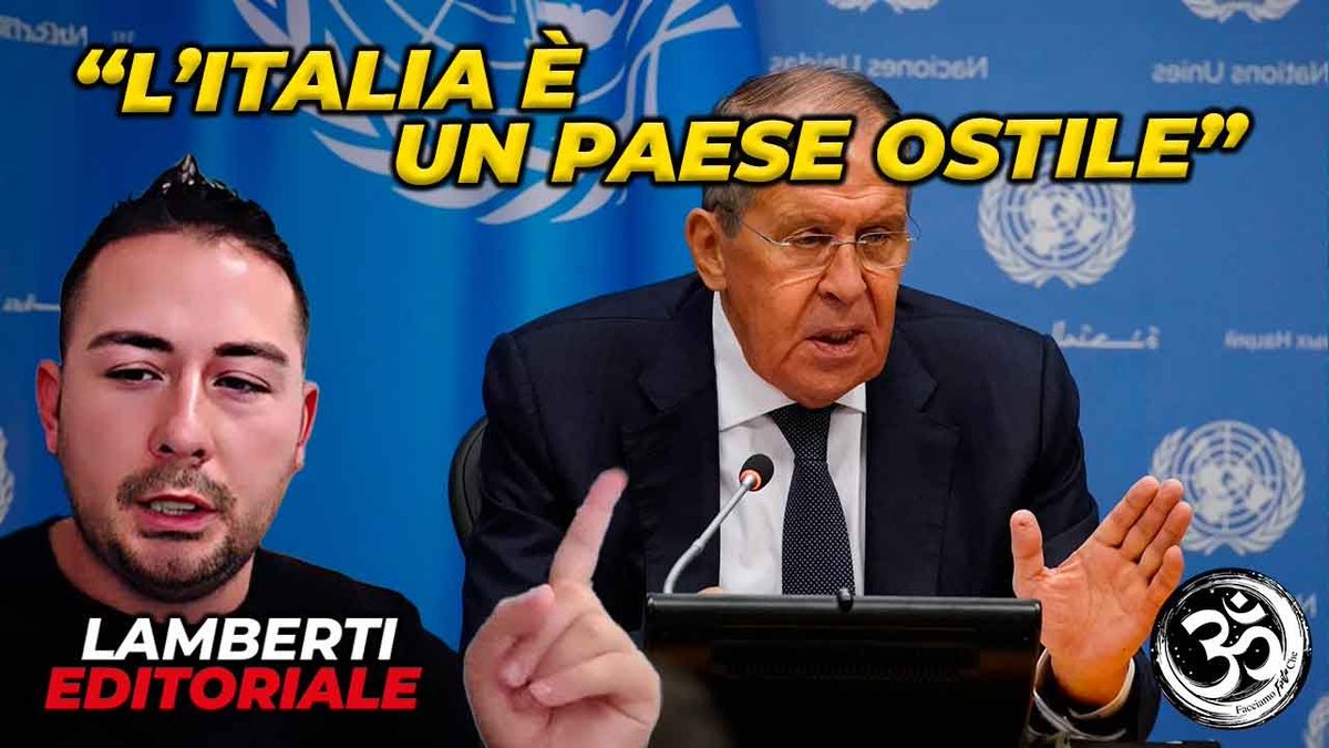 FacciamoFintaX's tweet photo. Oggi in DIRETTA alle 14:00 sul canale "GianlucaLamberti"

EDITORIALE - "L'ITALIA È UN PAESE OSTILE"                     

Link alla diretta: https://t.co/z2sIZglLlz

@gianlulamberti https://t.co/Pz40milPN5