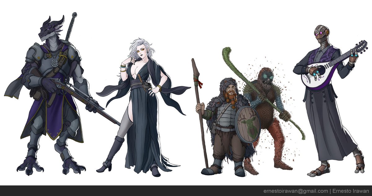 Hi guys, my slots for work will open starting next month (February).

If anyone looking for character artwork especially for Fantasy RPG publishing or even a private commission, you may contact me at ernestoirawan@gmail .com

Thank you and have a good one.