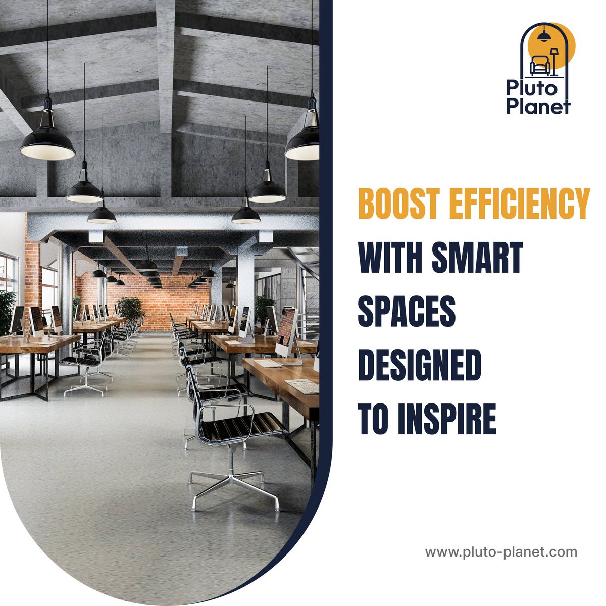 plutoplanetinc's tweet photo. 🖼️ Boost Efficiency with Smart Spaces Designed to Inspire!🏢 Transform your workspace into a hub of creativity and focus! 🚀

For more information!
Visit us: https://t.co/nARU8mJVI2

#Plutoplanet #SmartSpaces #EfficientDesign #InspiredWorkspaces #ProductivityBoost #OfficeGoals https://t.co/KLS6Wr3hiy
