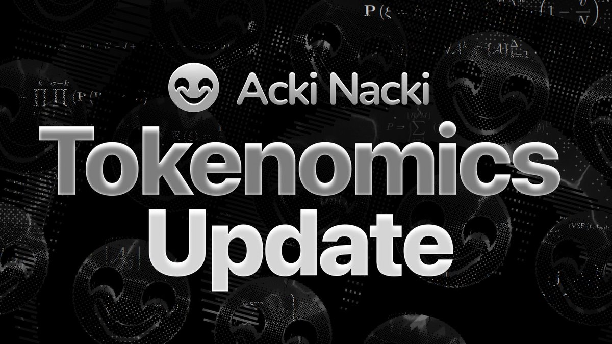 —I want that NEW MONEE-E-Y-Y-Y— 😈
The doctors examining the Malicious Block Producer were extremely confused by what this means. Their concern led them to confiscate the object causing the patient so much distress: a volume called ‘Acki Nacki Tokenomics’

🫀 Dr.