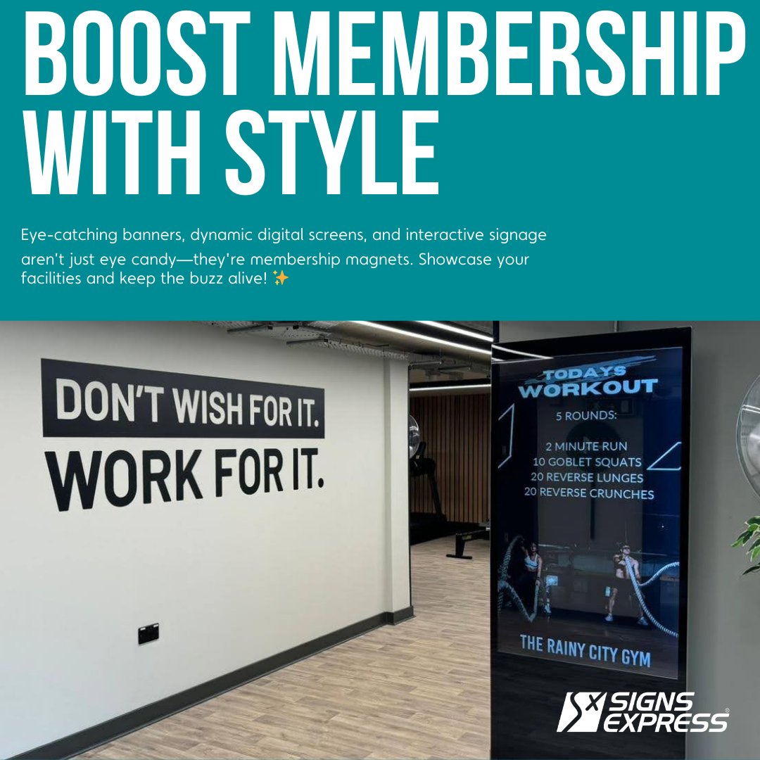 Transform your venue with custom designs that capture attention and inspire team spirit. Whether it's for branding, wayfinding, or showcasing achievements, we create signage that speaks volumes. #CreativeDesign #TeamSpirit #CustomSignageElevate your space with signage that stands