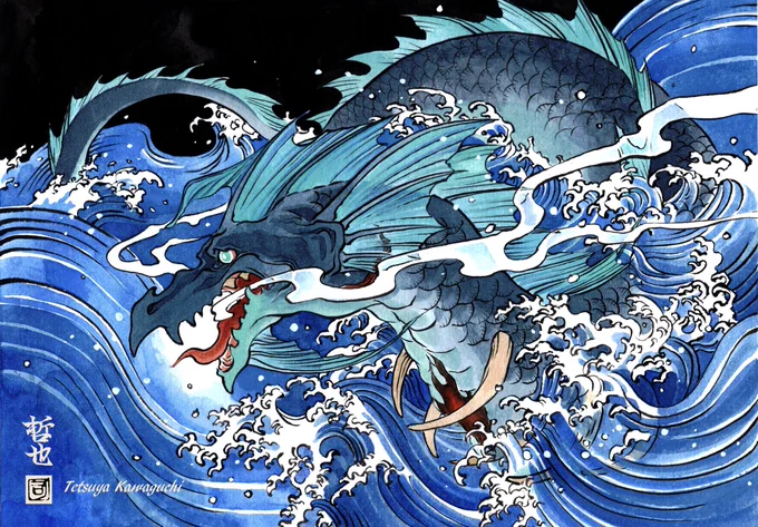 I am an illustrator who likes to draw Japanese style pictures! I am studying English because I have more overseas followersI would be happy if you like my pictures. 