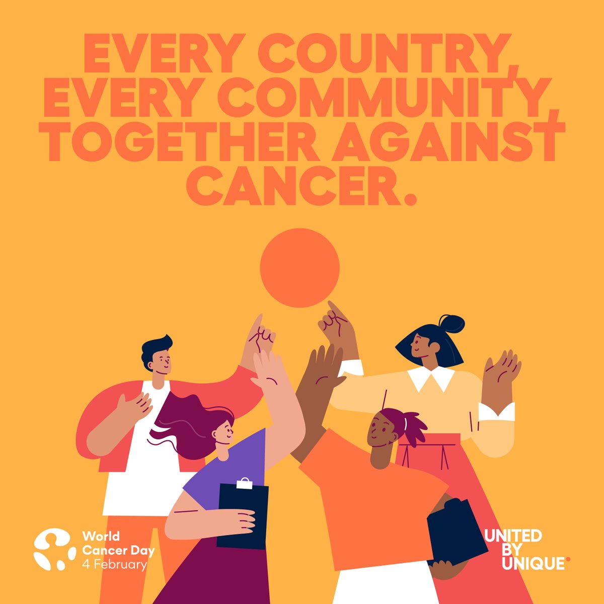 “Ogni paese, ogni comunità, uniti contro il cancro.” Il #WorldCancerDay, quest’anno, vuole invitare ad immaginare un futuro che guardi oltre la malattia, dove al centro ci sono le persone, le loro storie e i bisogni delle comunità.

#wcd #wcd25 #unitedbyunique