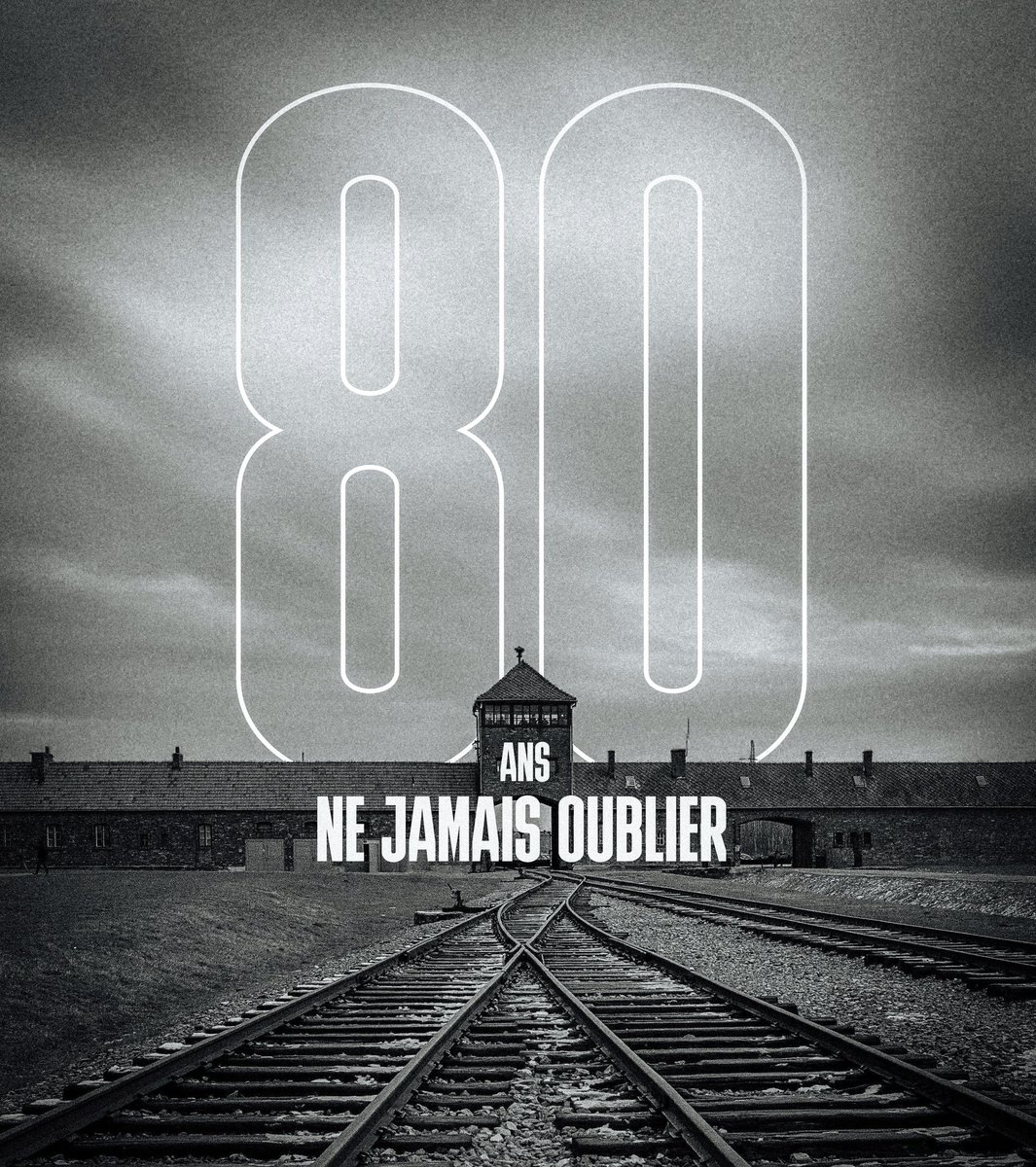 Il y a 80 ans, Auschwitz était libéré.

Plus d’un million d’hommes, femmes et enfants avaient franchi la porte du camp avant de faire encore quelques pas vers la mort.

Il est impératif de transmettre, pour ne jamais oublier l’horreur et combattre avec vigueur l’antisémitisme.