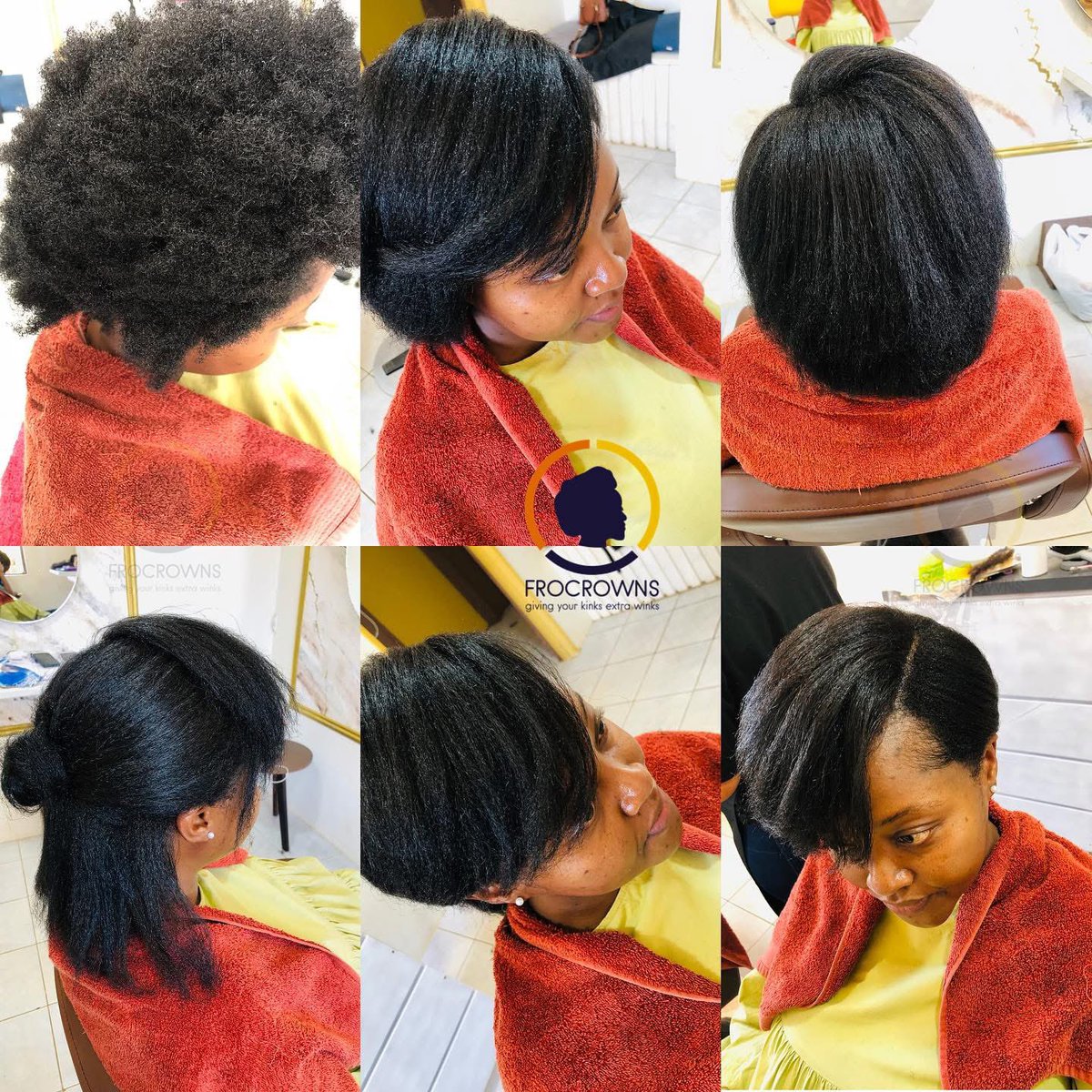 fro_crowns's tweet photo. Before meets after😍

Silk press on natural hair✨

💵 P350 with wash 
💵 P450-P490 with treatment 

To make your booking: 📞+267 ￼76 762 737 https://t.co/fMX3ocyimM