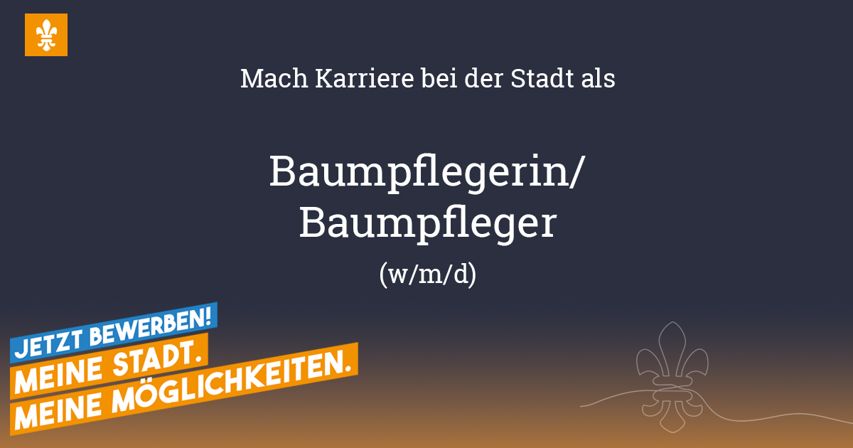 💪 Aktuell sucht das Grünflächenamt eine Baumpflegerin oder einen Baumpfleger  (w/m/d) in der Baumkolonne. Bewerbungsschluss ist der 20. Februar, wiesbaden.de/karriere/Baump….

➡ Alle Stellenanzeigen der Stadt findet ihr unter wiesbaden.de/karriere