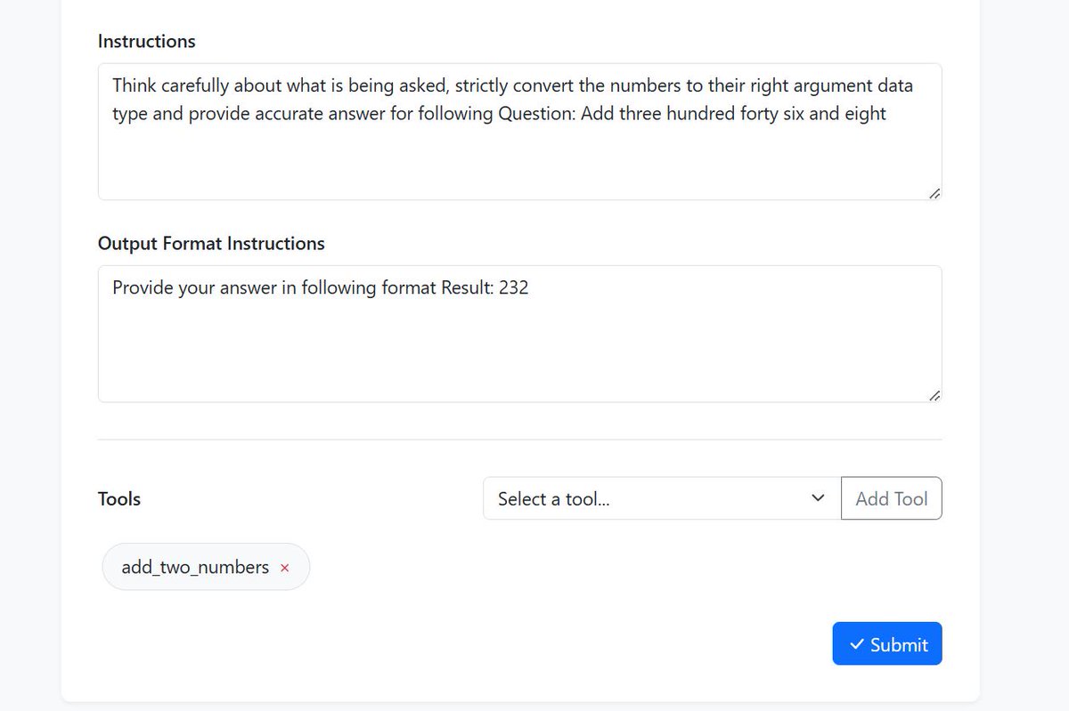rebataur's tweet photo. Our Agentic UI framework can now generate API-calling code using AI itself! 🧠🤖

Agents dynamically load these Tools to complete tasks, integrate with legacy apps, and build workflows for productivity &amp; insights.

#ArtificialIntelligence #Innovation https://t.co/0nRMT3aSIO