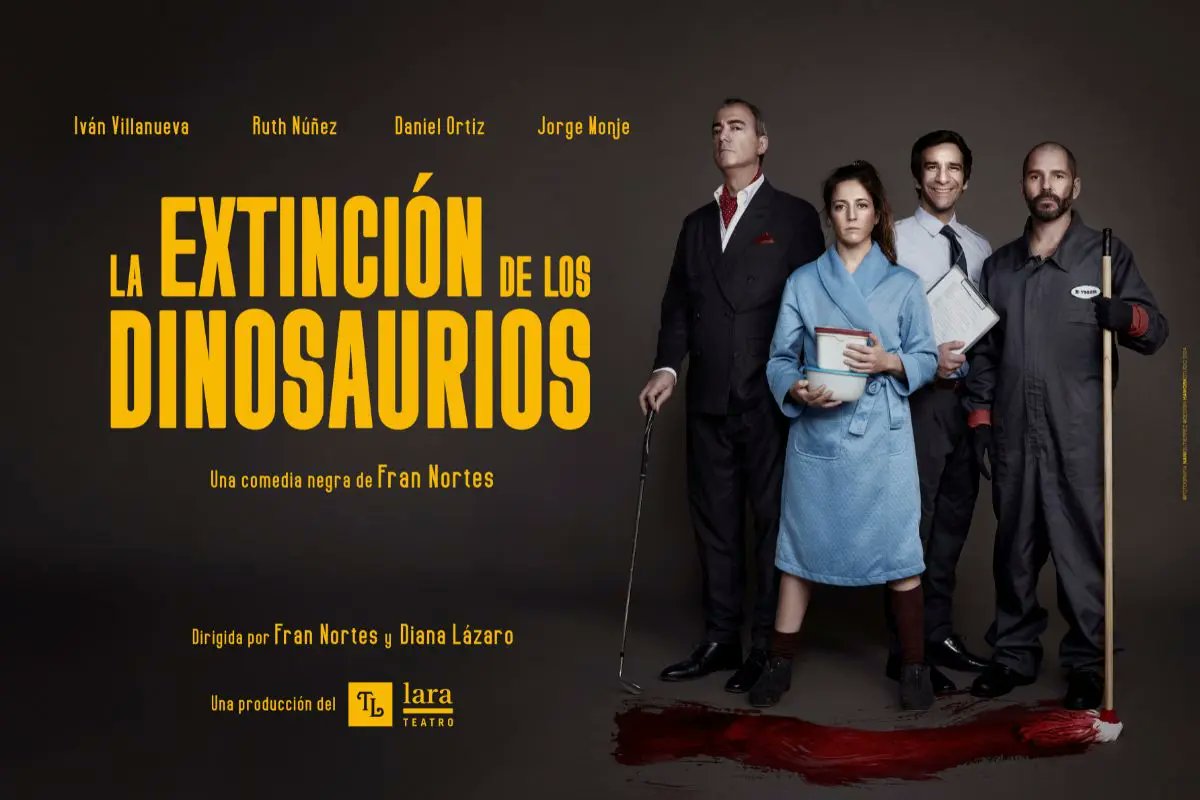 PROMO - 'La extinción de los dinosaurios' 🦕
Una comedia negra sobre el trabajo y el abuso de poder. Un espectáculo para reír y para reflexionar. Una obra que puedes ir a ver al <a href="/teatrolara/">Teatro Lara</a>.
Por tiempo limitado, tenemos un 35% de descuento aquí 👉 bit.ly/4fcaW7f