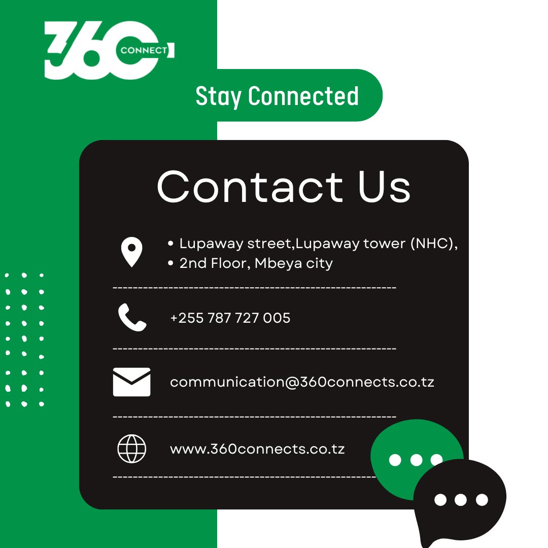 360connects's tweet image. We’re here to strengthen agribusiness value chains and provide the solutions you need! Whether you’re seeking our expertise in capacity building, agribusiness professionalization, or Financial management Solutions, we’re just a message away.

#ContactUs #360Connect #Agribusiness