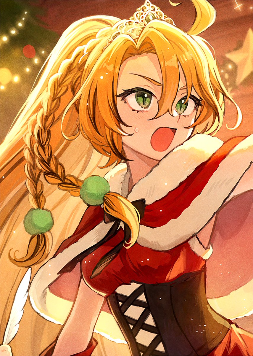 「■お仕事■ こちらbondlive所属、クイーン=ベルーチカ様のクリスマスイラス」|きぃ和美のイラスト