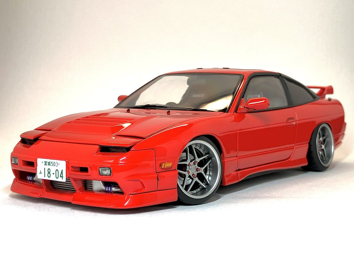 Yuworks_52721s's tweet photo. #2m180sx

アオシマ 1/24 180SX
無事完成しました٩( 'ω' )و

【ホイールorタイヤ】
@Nonbirimaking さん
BLITZ BRW-03を使用
マフラーは自作の焼き入り( ¯﹀¯ )

そのほか修正箇所は独自でも入れるところは入れて作りました(´･ω･`)و
お初キットなので次回はもっと上手く作れるようにしたいですね♪ https://t.co/Yo0VyM7Tp2